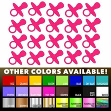 20 Pacifier Vinyl Sticker Baby