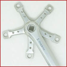 NOS OFMEGA CX TRIPLA DOPPIA MANOVELLA DESTRA VINTAGE VECCHIA CONICA QUADRATA 170 ALLUMINIO