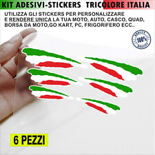 Kit 6 adesivi bandiere