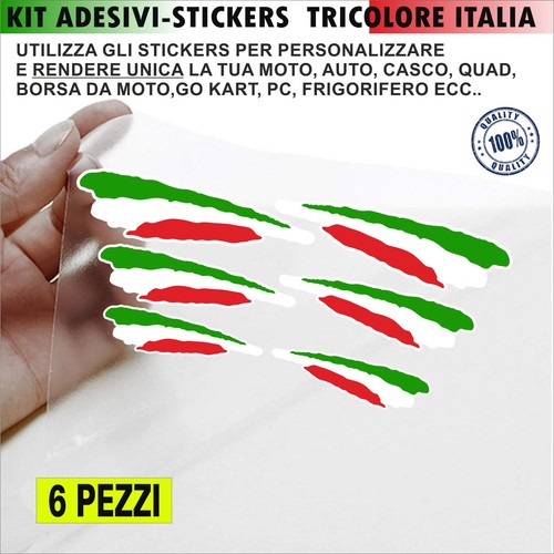 Kit adesivi bandiere - kit, 6