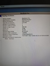Macbook Pro A1278 2010 13,3"