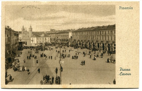 1940 pinerolo piazza cavour - 1940,