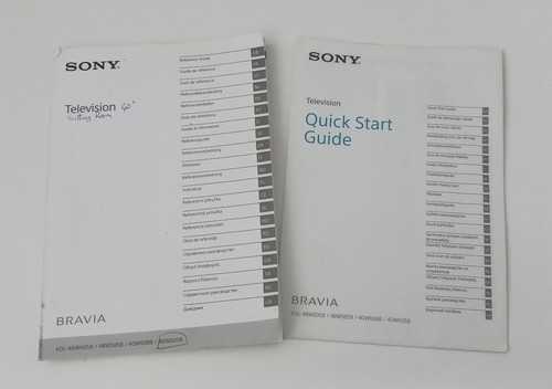 Manuale utente sony televisore - utente,