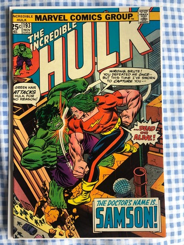 Marvel incredible hulk 193 - marvel,
