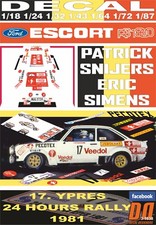 DECAL FORD ESCORT RS 180 MKII