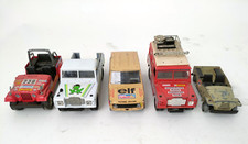 5 Auto modelli vintage Burago Land Range Rover Frog Jeep Fiat Campagnola-XXX