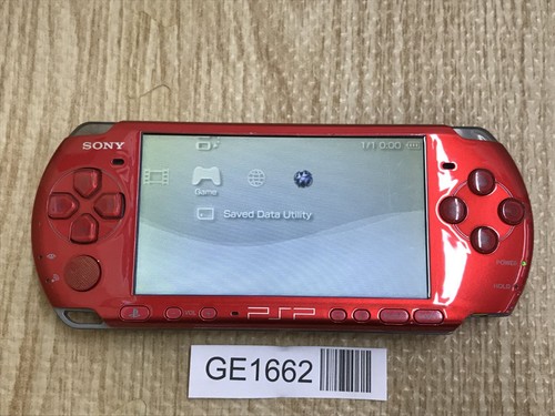 Console psp 3000 radiant red - console,