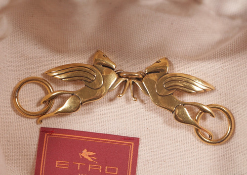 Etro milano pegasus sciarpa - milano,