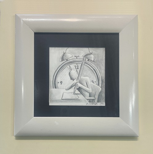 Disegno kostabi arte - disegno,