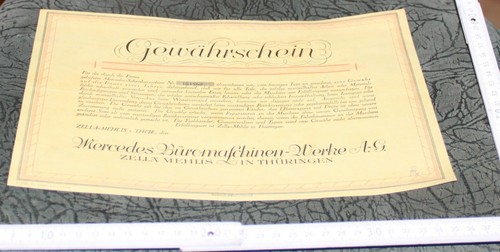 Gewähr schein alt garantie - gewähr,