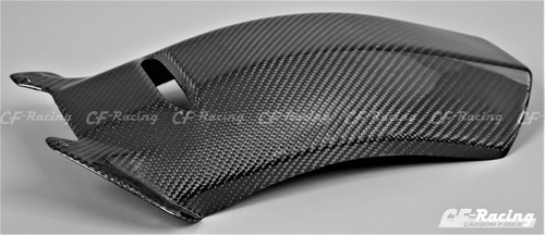 Carbon fiber rear hugger - carbon,
