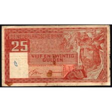 NETHERLANDS 25 Gulden 1949 -