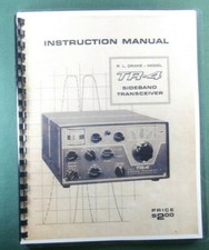Drake TR-4 Manuale Istruzioni (Precoce): 11 X 17" Schema e Cover Protettive!