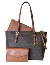 MICHAEL KORS Borsa donna CHARLOTTE LG 3 in 1  TOTE marrone