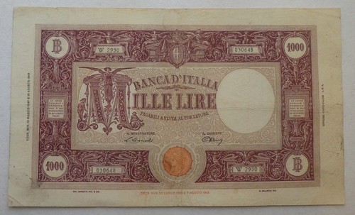 Repubblica italiana 1000 lire - italiana,