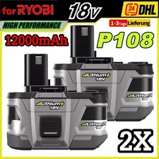 2X Batteria 12,0 Ah per RYOBI