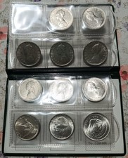 LOTTO DA 11 MONETE IN ARGENTO