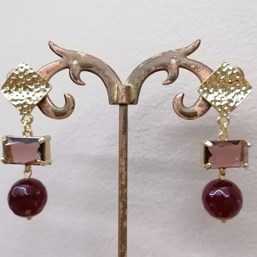 Orecchini radice rubino - radice,