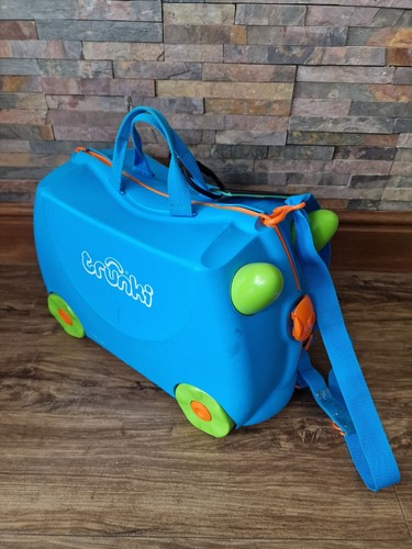 Valigia trunki terrance blu - valigia,