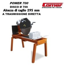 segatrice per poroton comer power 700 blocchi cemento pietra  monofase