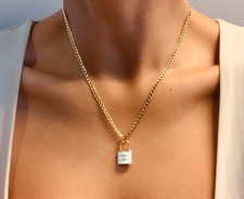 Collana chanel riutilizzata - collana, cc