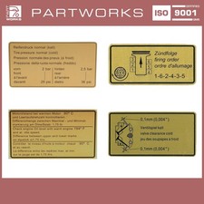 Insegne adesive vano motore