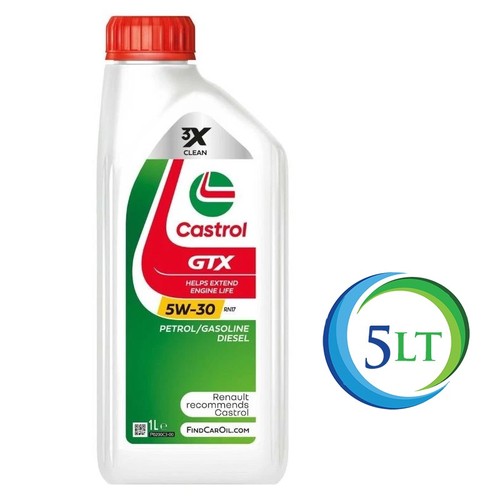 Castrol gtx 5w30 rn17 acea - castrol,
