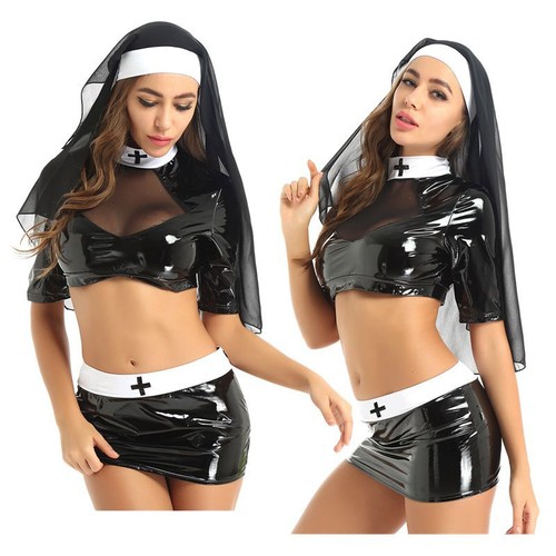Set suora donna costume - , finto
