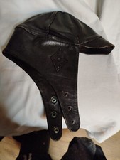 cuffia in pelle di pilota nn