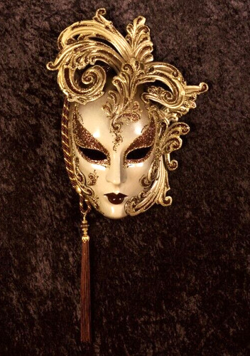 Maschera veneziana rococò - veneziana,