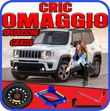 Ruotino Di Scorta 5Fori Misura Da 17 Per La Jeep Renegade Con Kit Cric + Chiave