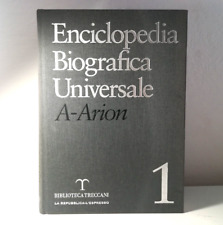 ENCICLOPEDIA BIOGRAFICA UNIVERSALE A-ARION VOLUME 1 BIBLIOTECA TRECCANI - (121)
