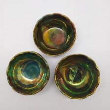 Lotto di 3 ciotoline ceramica