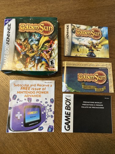 Golden sun game boy advance - golden,