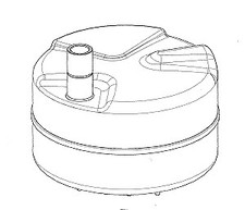 Cuve inox vt1300 pour PIECES