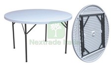 1PZ TAVOLO TONDO IN HDPE