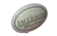 FACCIOLINI Ceramiche d'Arredamento e per la Tavola Castelli Vintage 18x13cm