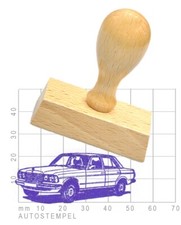 Timbro auto d'epoca Mercedes