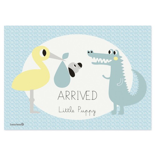 Beeztees puppy poster - a2,