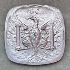 Moneta 10 Centesimi 1917 Ville De Besancon Emergency Coin World War I