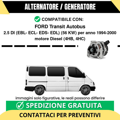 Alternatore ford transit - ford,