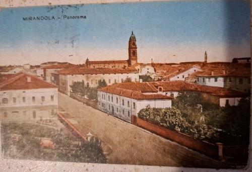 Cartolina mirandola modena - cartolina,