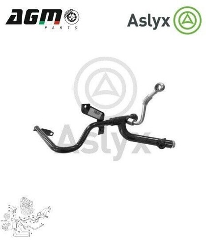 Tubo pompa acqua aslyx fiat - pompa,