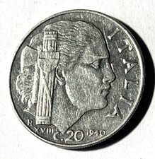 1940 Italy 20 centesimi Coin