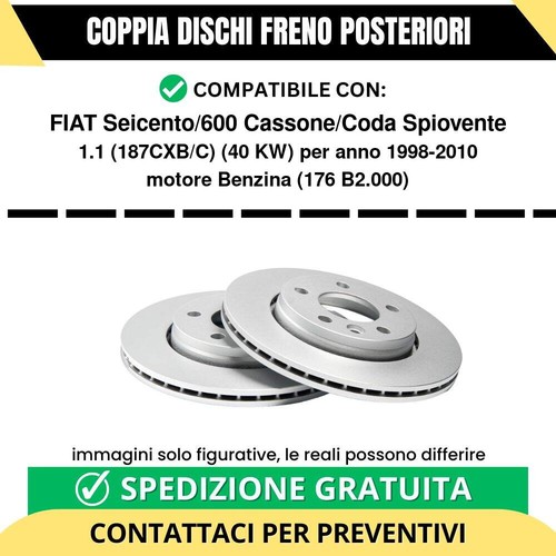 Coppia dischi freno posteriori - coppia,