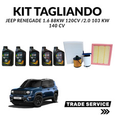 Kit Tagliando Jeep Renegade 1.6/2.0  5 Litri Selenia Forward 0w30 + 4 Filtri