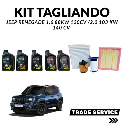 Kit tagliando jeep renegade - jeep,