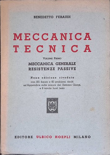 Meccanica tecnica vol 1 - tecnica., vol.1