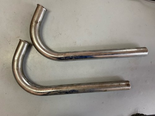 Tubo marmitta scarico cromato - tubo,