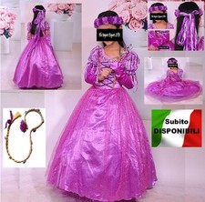 Rapunzel vestito carnevale - rapunzel,